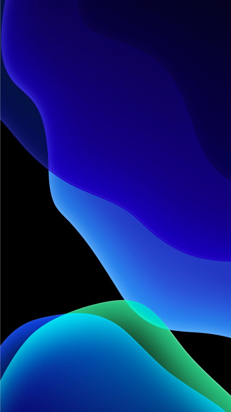onde astratte blu e verdi, 750x1334 Full HD Verticale, iPhone Air