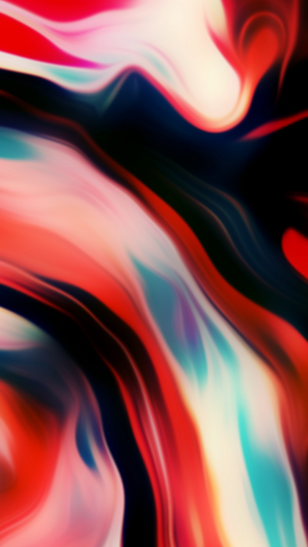 Astratto fluido rosso e nero, 1080x1920 Verticale, iPhone Pro Max