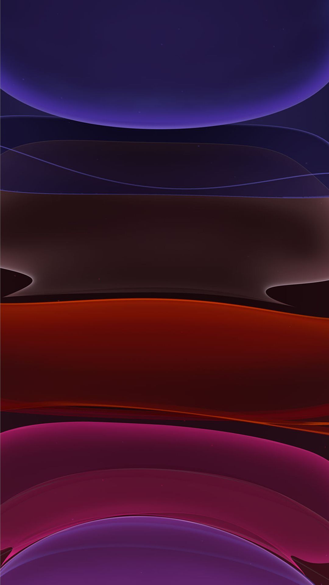 Sfere astratte gradiente multicolore, 1080x1920 Verticale, iPhone Plus