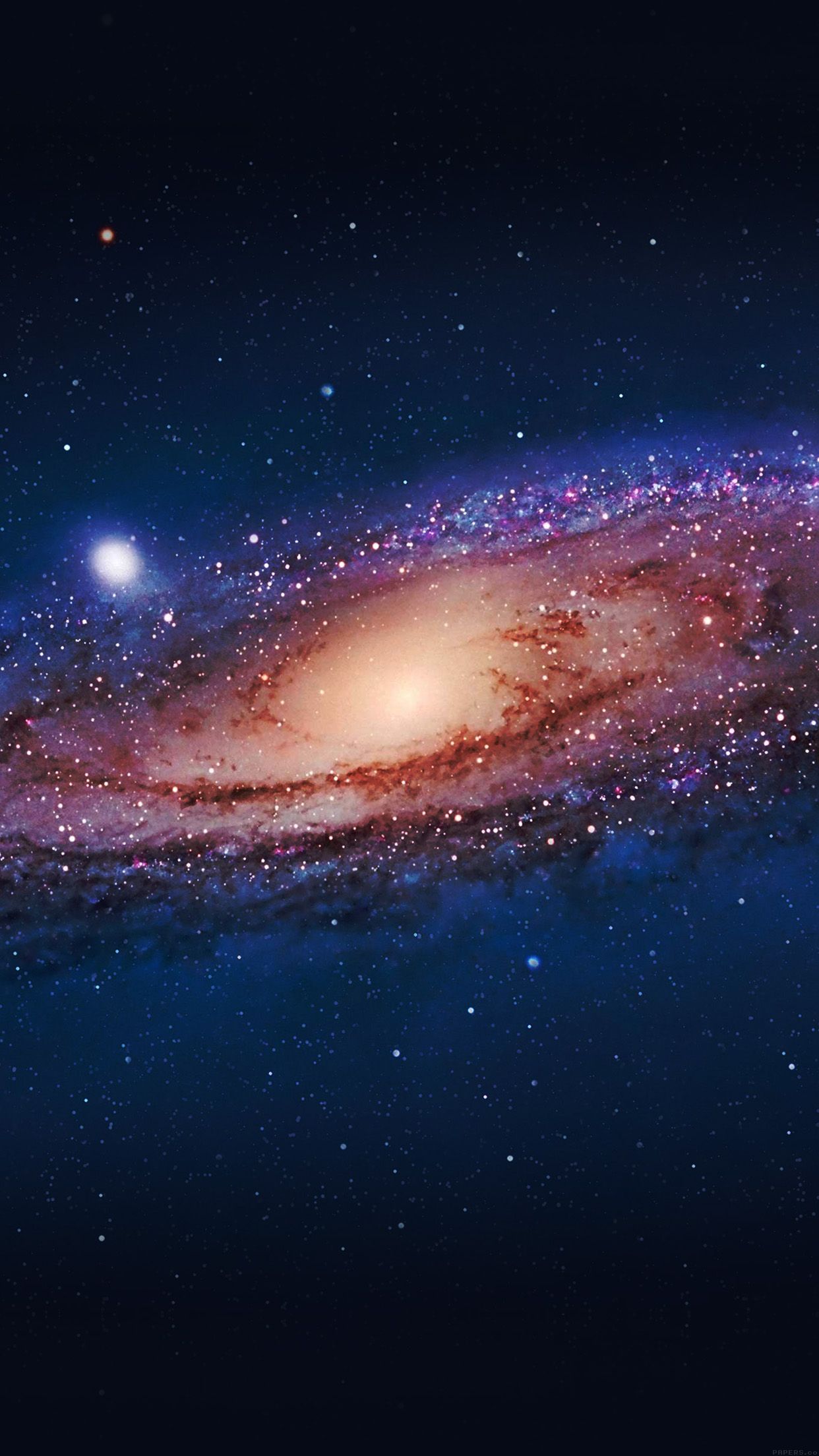 Galassia a spirale nello spazio, 1242x2208 Full HD Verticale, iPhone Pro Max