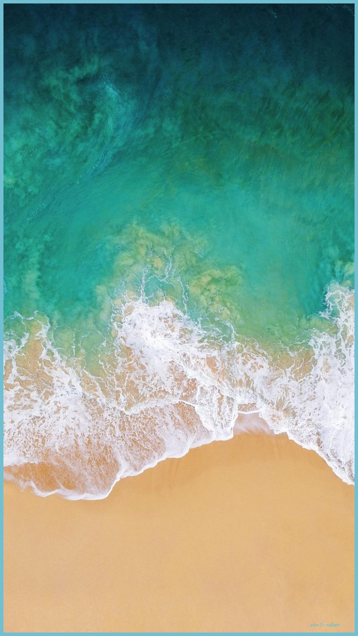 Onda oceano spiaggia turchese, 727x1293 Full HD Verticale, iPhone