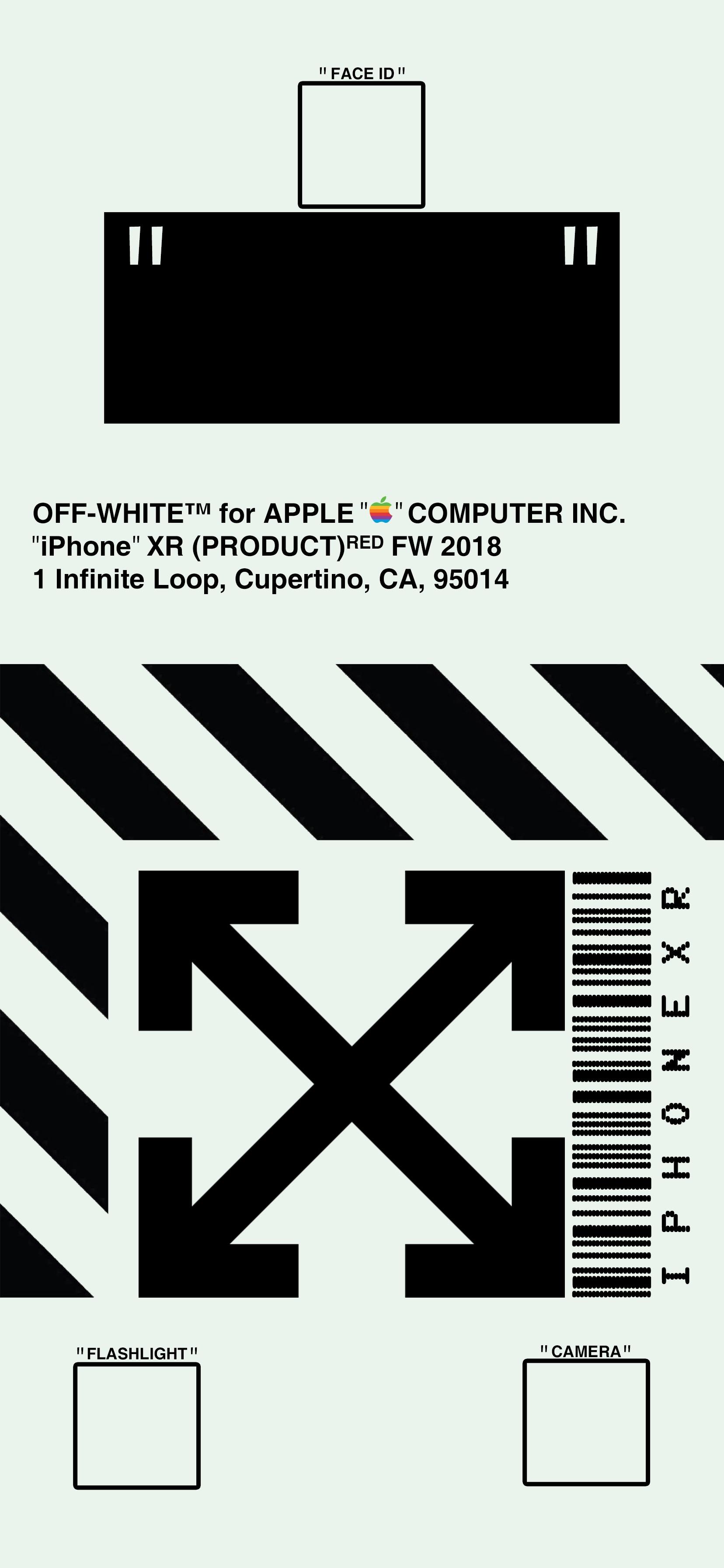 Nuvole colorate astratte Off-White, 736x1308 Verticale, iPhone Plus