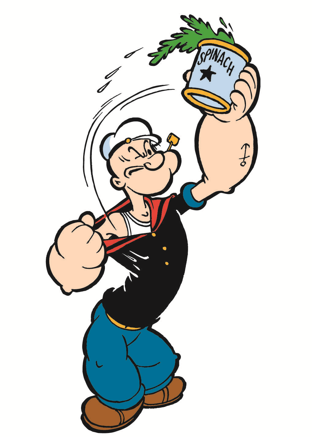 Braccio di Ferro con spinaci, Popeye, 1020x1426 Verticale, iPhone Pro Max
