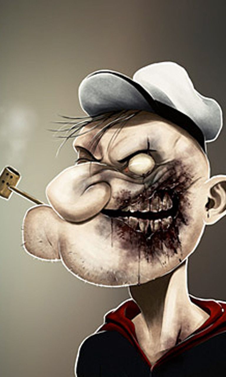 Braccio di Ferro cartone animato, 1024x768 HD, iMac