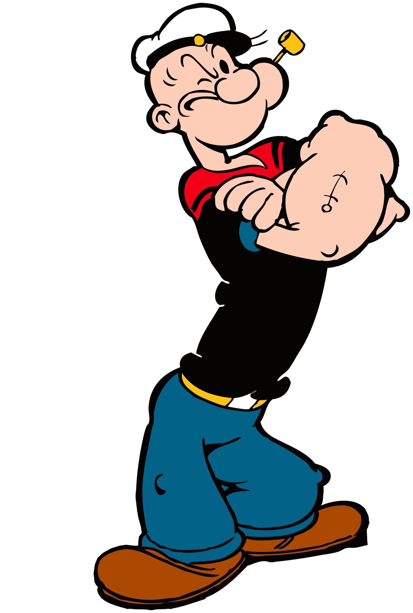 Braccio di Ferro Popeye cartone, 1616x2400 Full HD Verticale, iPhone Plus