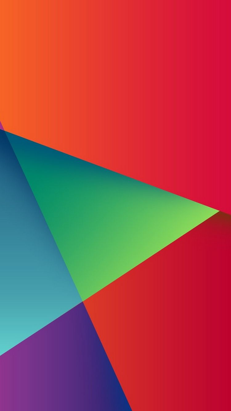 Sfondo geometrico low poly colorato, 1080x1920 Full HD Verticale, iPhone