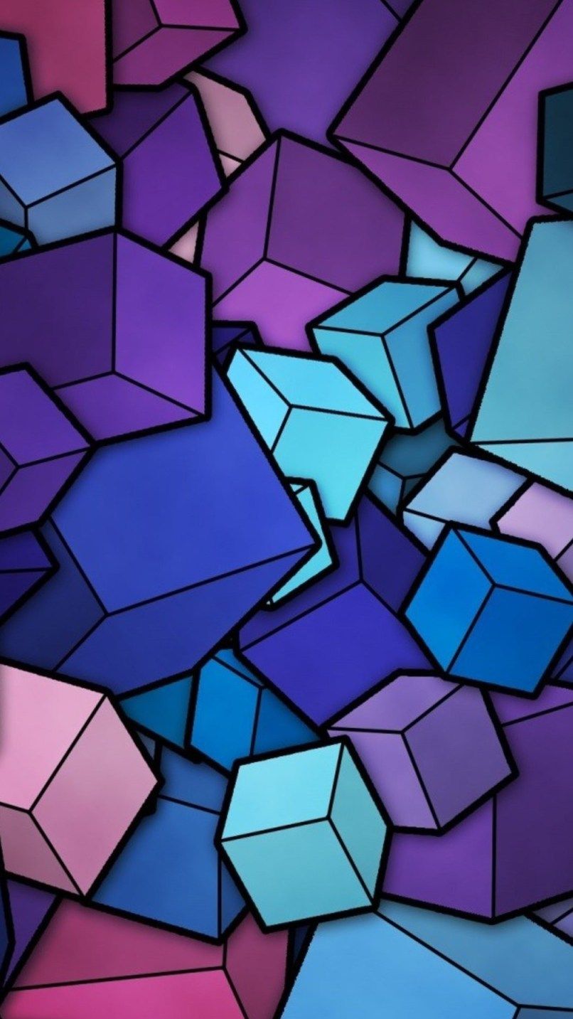 Triangoli astratti geometrici colorati, 1080x1920 Verticale, iPhone