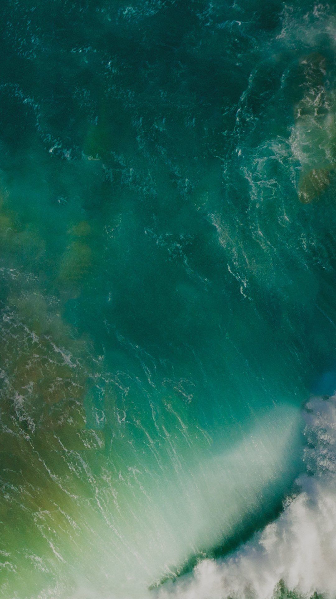Onde oceano vista aerea, 1080x1920 Full HD Verticale, iPhone Pro