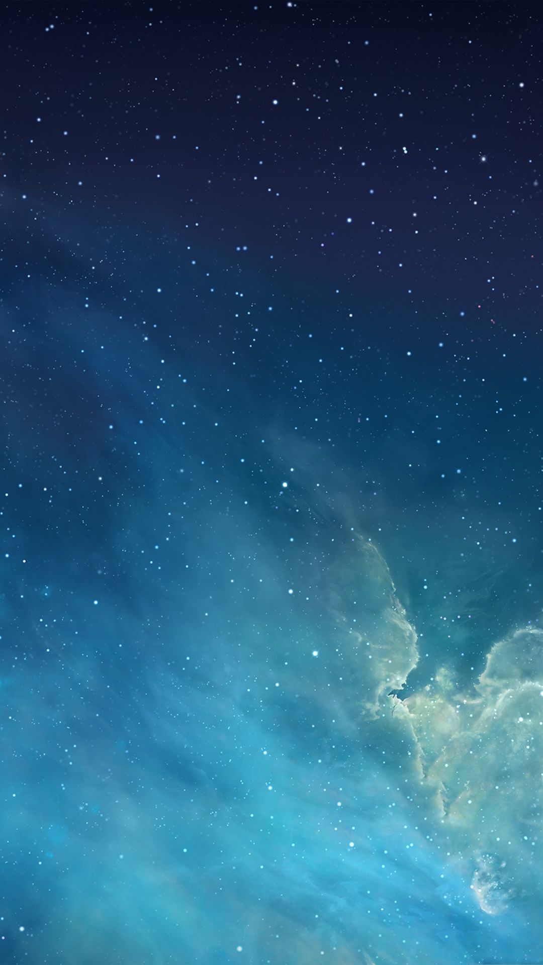 Nebulosa blu con stelle, 1080x1920 Verticale, iPhone Pro Max