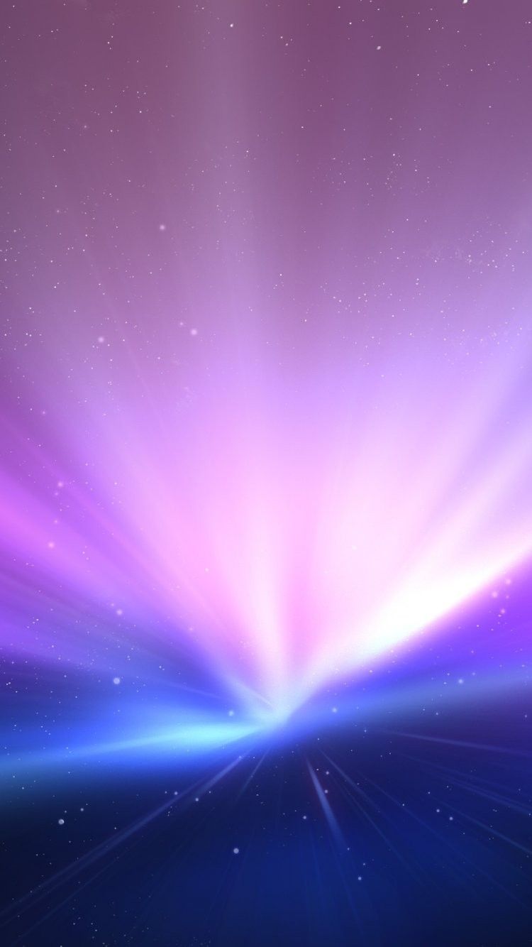 Aurora astratta viola blu, 750x1334 Verticale, iPhone Air