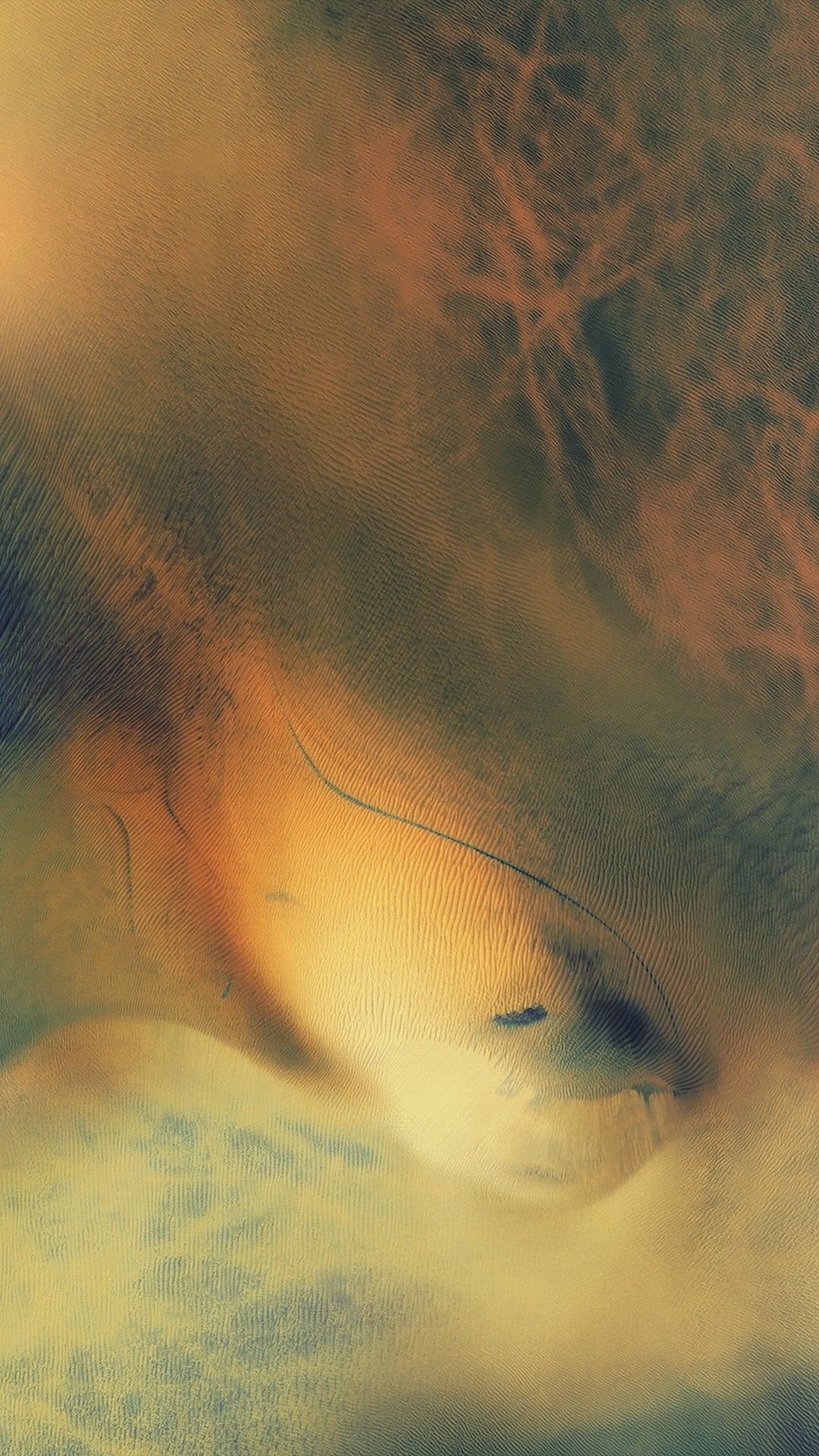 Volpe astratta sfocata dorata, 1080x1920 Full HD Verticale, iPhone Air