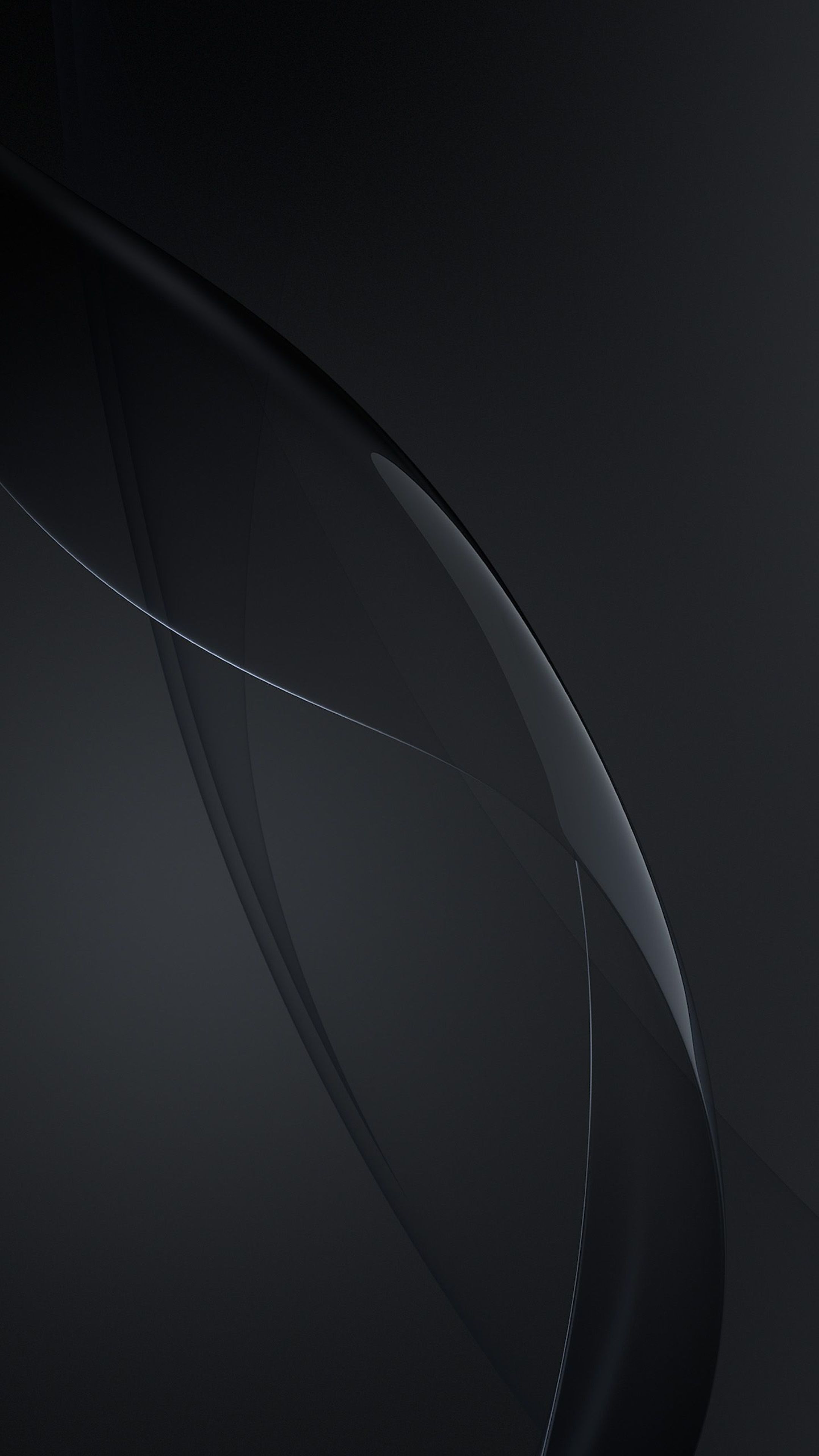 Curve astratte nere scure, 2160x3840 Full HD Verticale, Galaxy Z