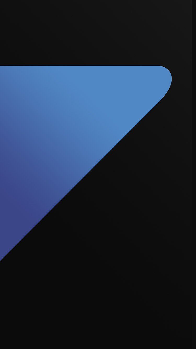 Triangolo blu sfondo nero, 750x1334 Verticale, Galaxy Ultra