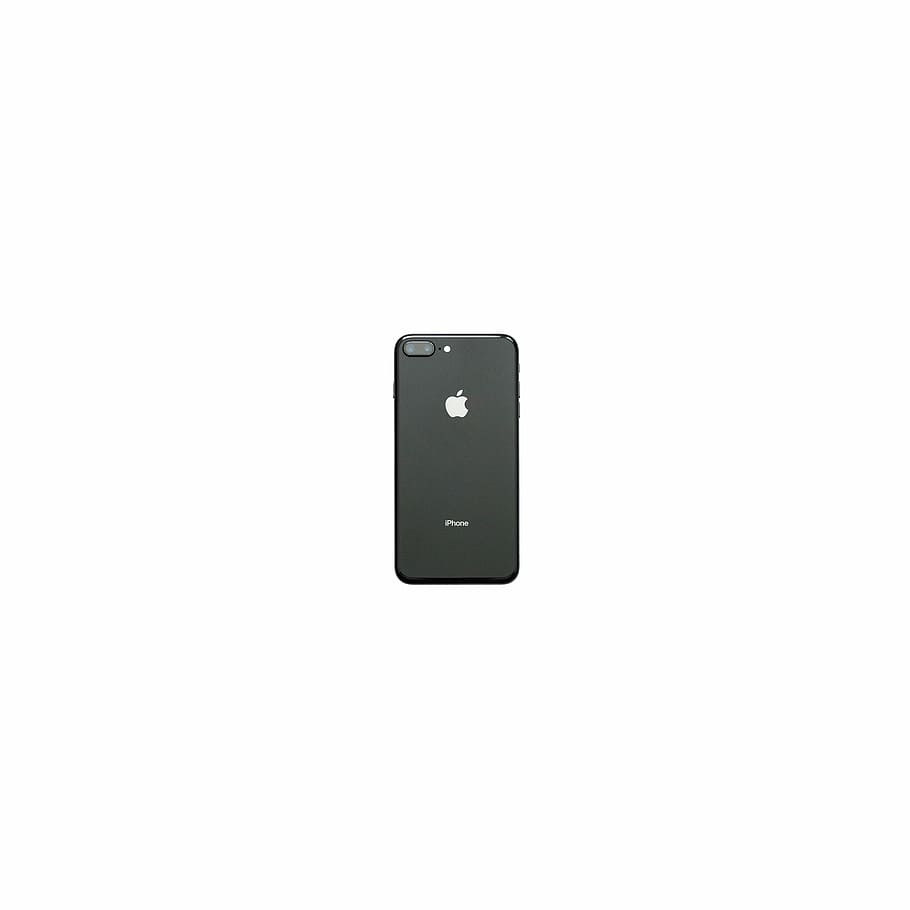 iPhone nero su superficie bianca, 910x910 HD, PC