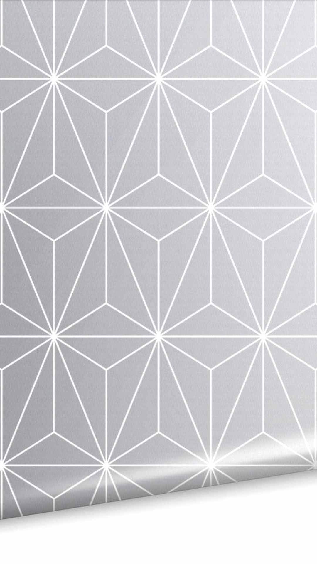 Motivo geometrico grigio e bianco, 1080x1920 Verticale, iPhone Plus
