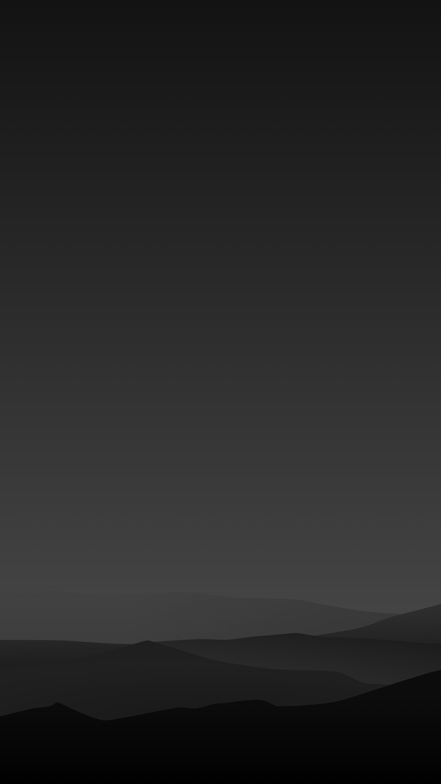 Montagne scure minimaliste, 1500x2668 Verticale, iPhone Air