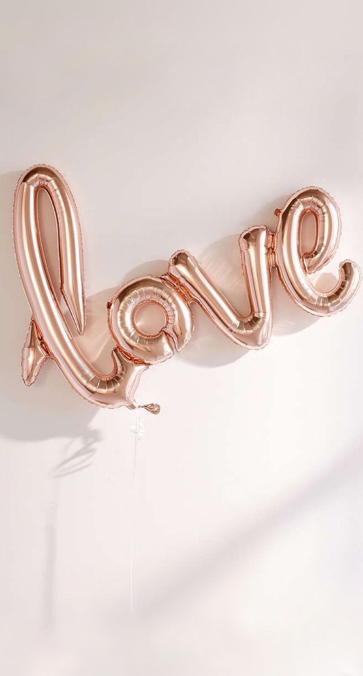 palloncino scritta love rosa, 736x1370 Full HD Verticale, iPhone Pro Max