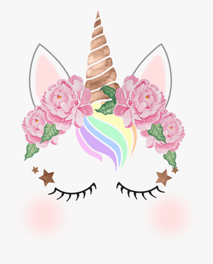 Unicorno con corno rosa gold, 860x1063 Verticale, iPhone Pro Max