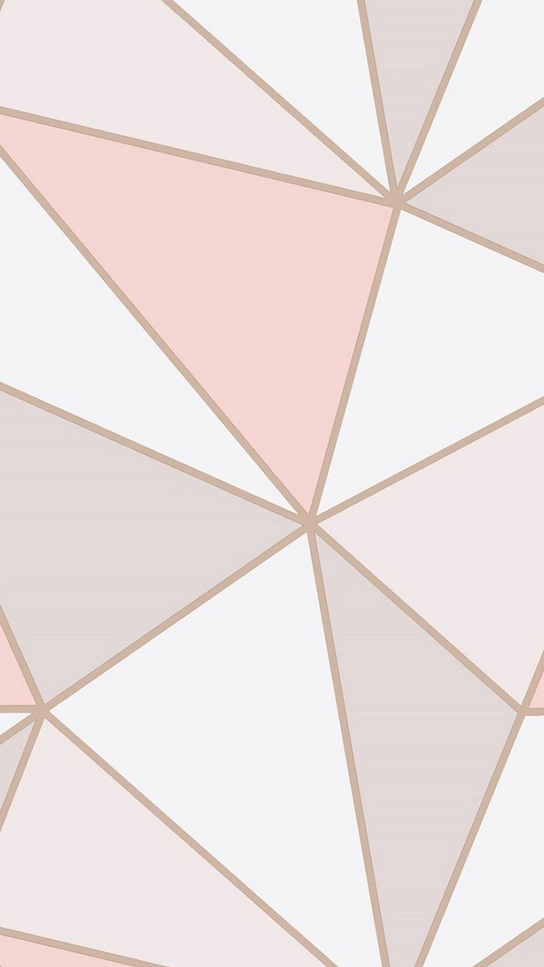 Motivo geometrico triangoli rosa, 1080x1920 Full HD Verticale, iPhone Pro