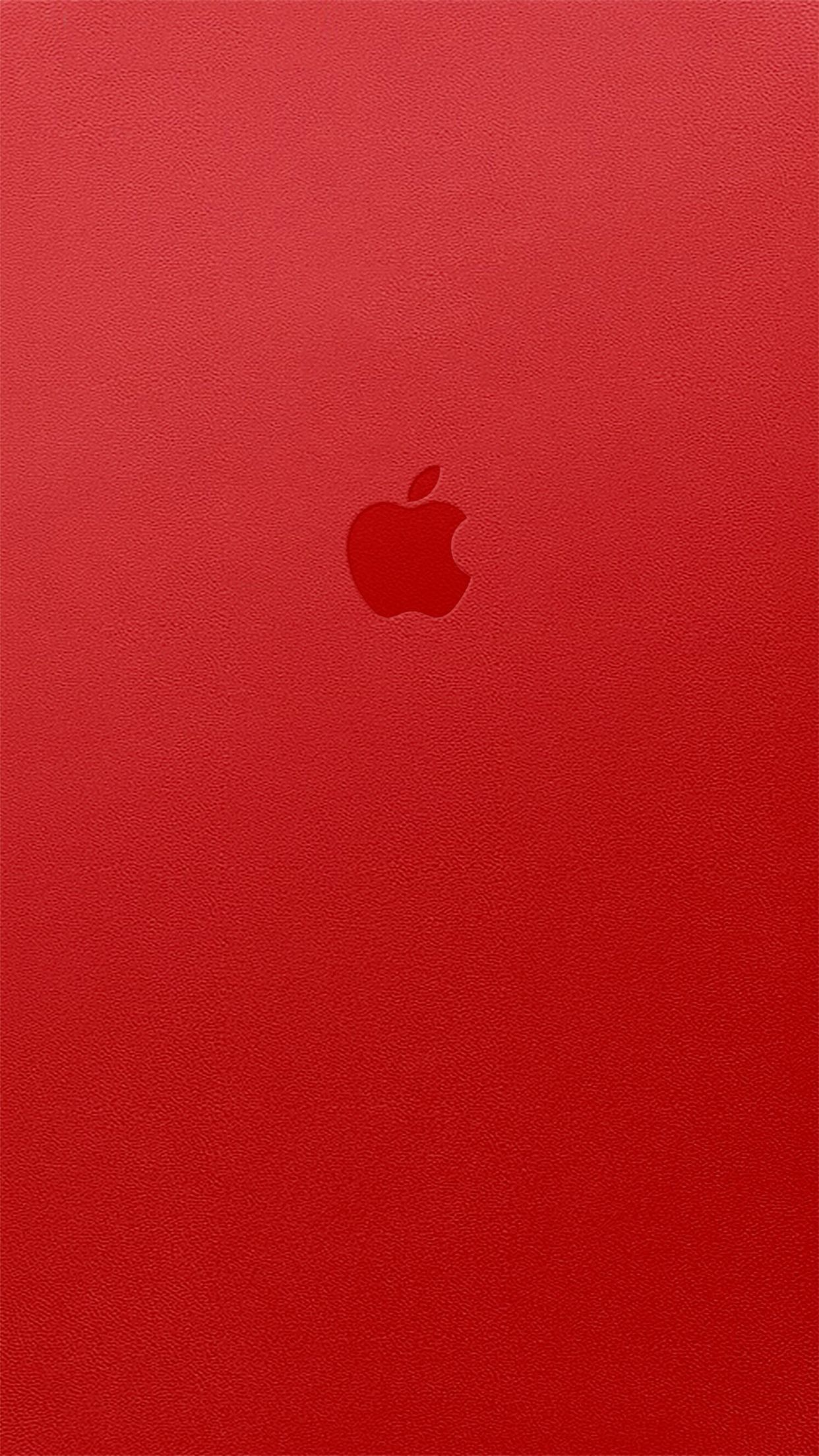 Logo Apple rosso minimalista, azienda tech, 1242x2208 Verticale, iPhone Pro Max
