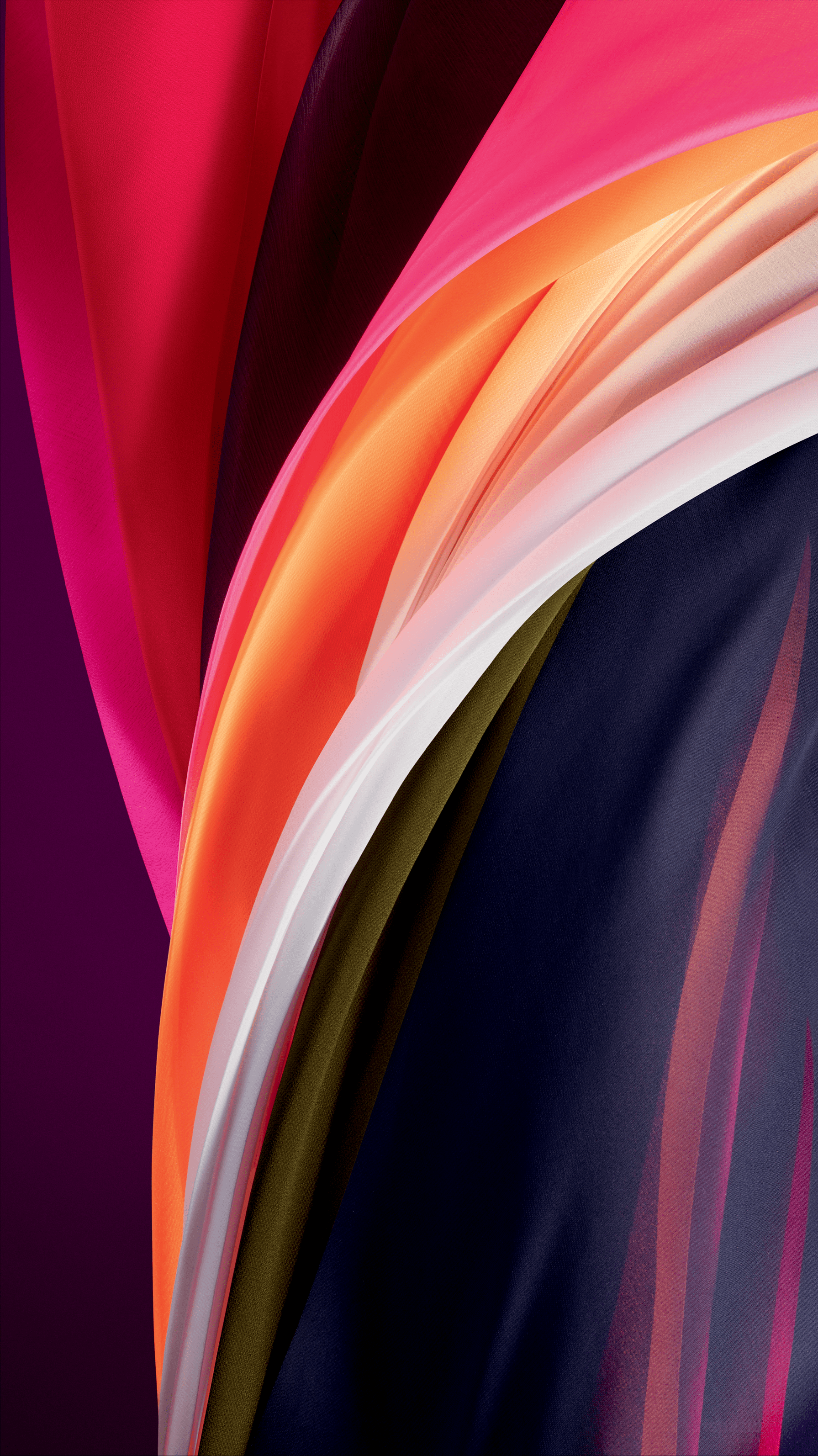 Onde astratte multicolori sfumate, 1791x3187 Verticale, iPhone Plus