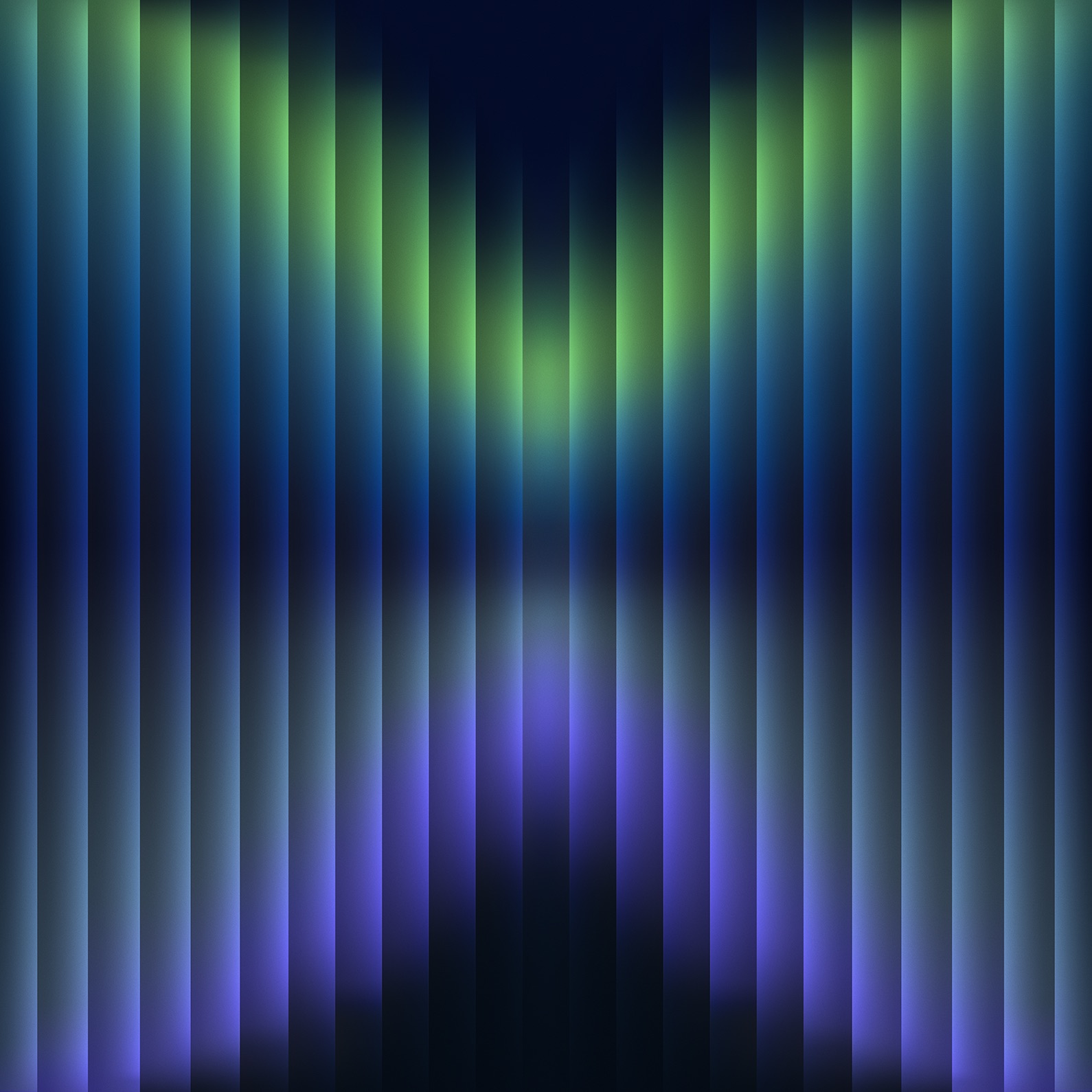 Strisce verticali astratte verde-blu-viola, 1590x1590 HD, Desktop