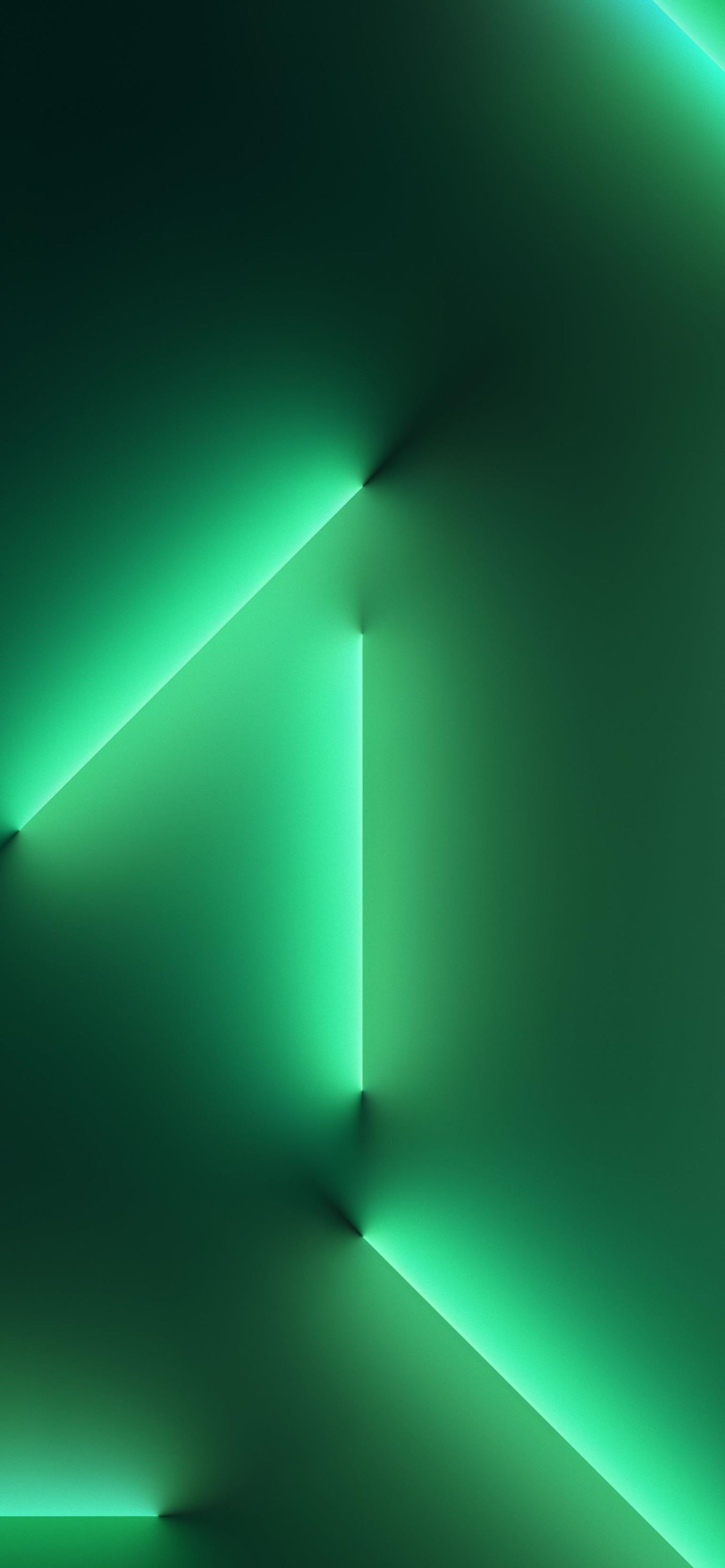 Luci neon verdi astratte, 1456x3148 Verticale, iPhone
