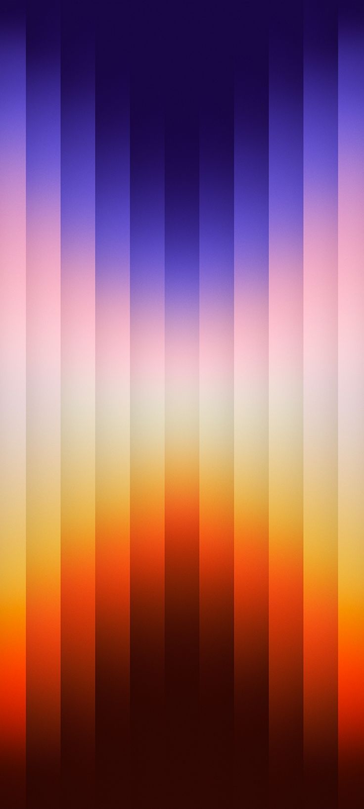 Strisce verticali gradiente colori, 736x1635 Verticale, iPhone Plus