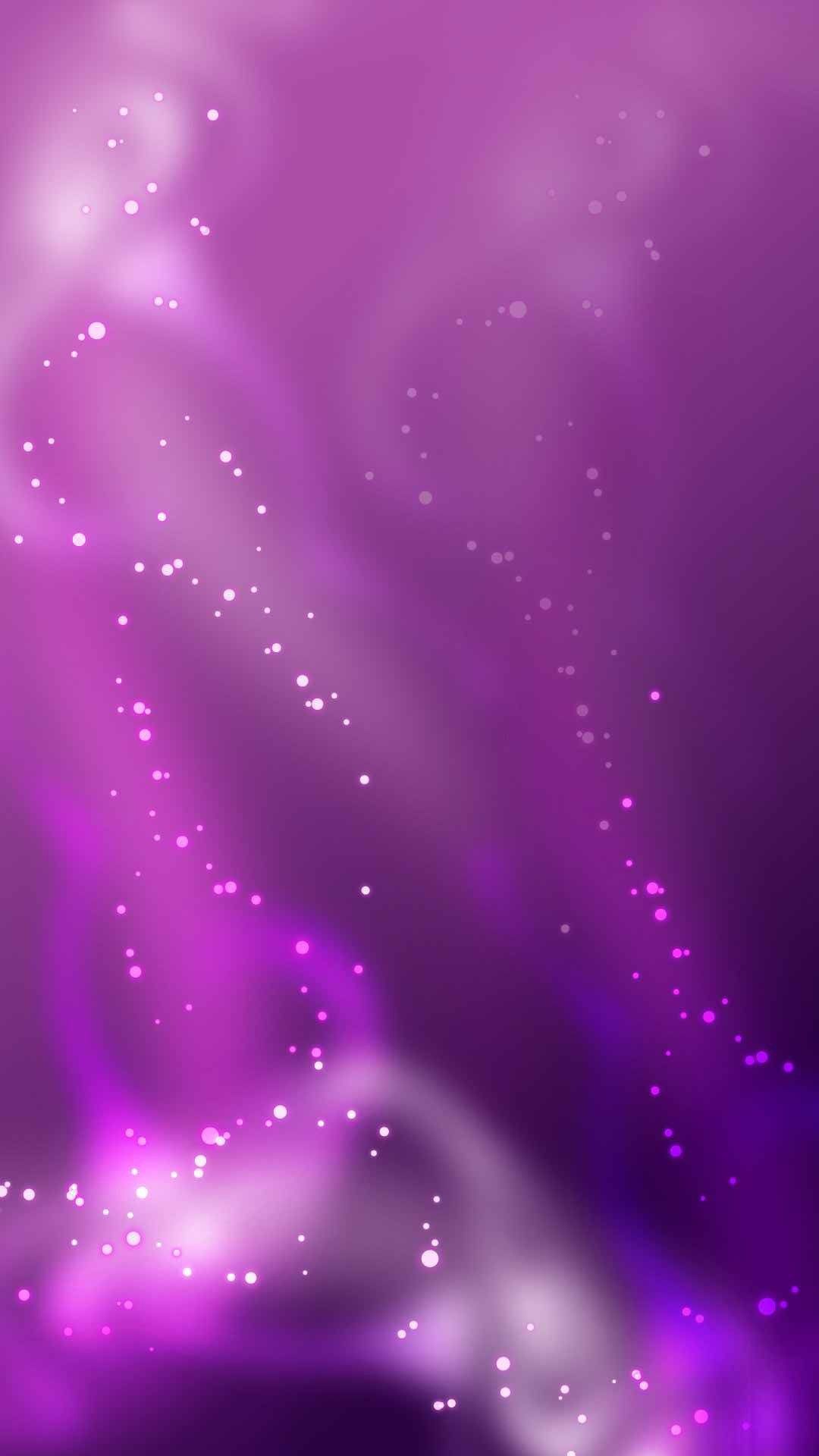 particelle luminose viola magenta, 1080x1920 Verticale, iPhone