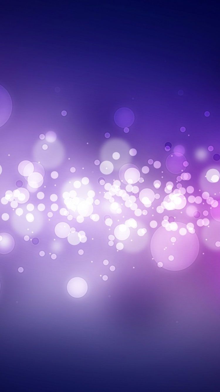 bokeh viola luci brillanti, 750x1334 Verticale, iPhone Pro