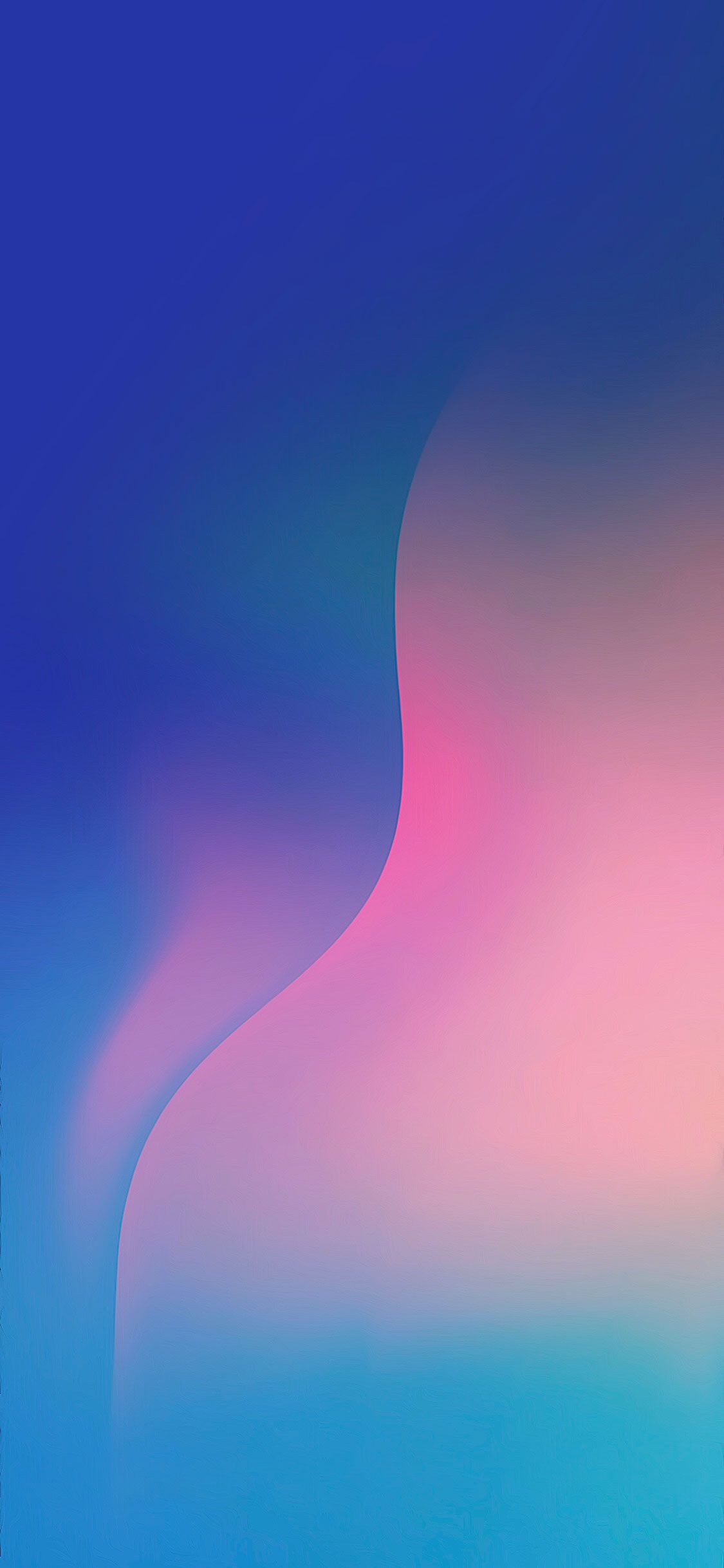 gradiente blu rosa fluido, 1125x2436 Full HD Verticale, iPhone Plus