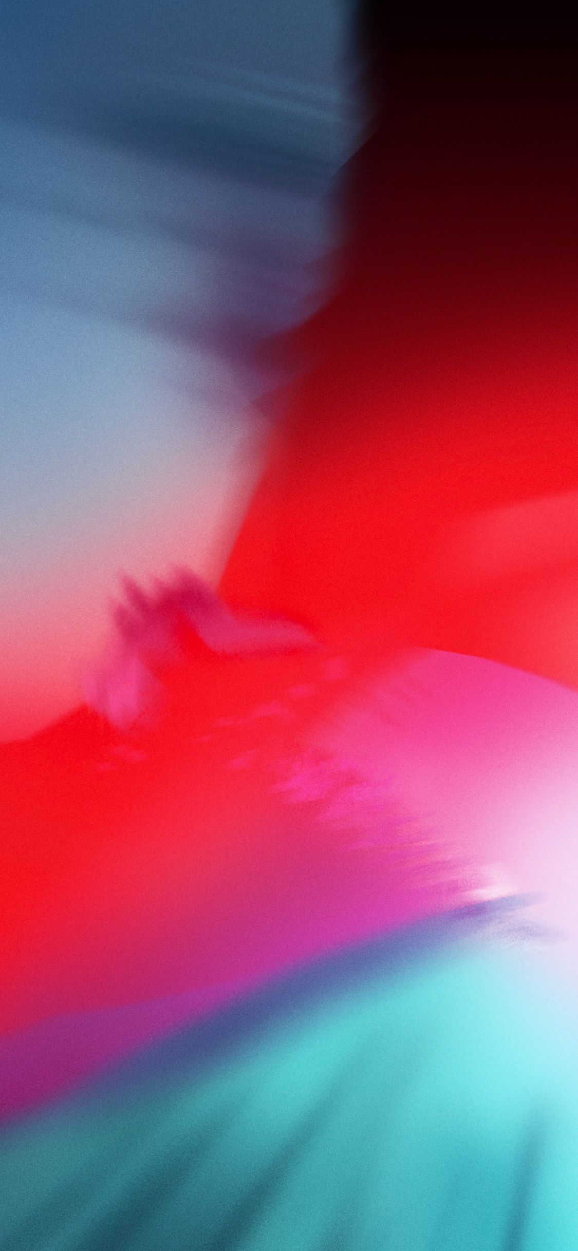 Sfondo astratto rosso e ciano, 1125x2436 Full HD Verticale, iPhone Pro Max