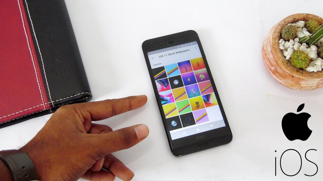 iPhone con app icone colorate, 1280x720 720p, PC
