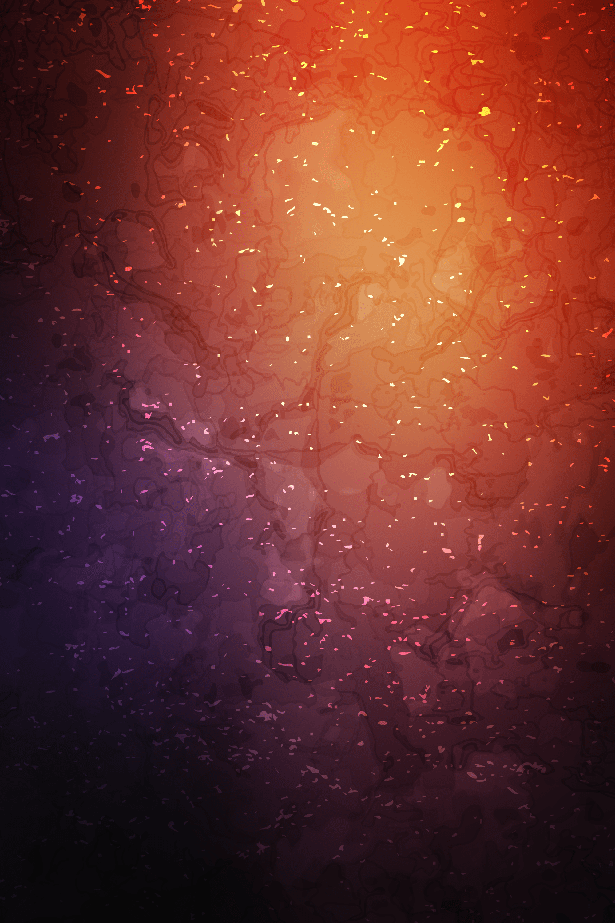 Texture astratta arancione viola, 2000x3000 Verticale, iPhone Air