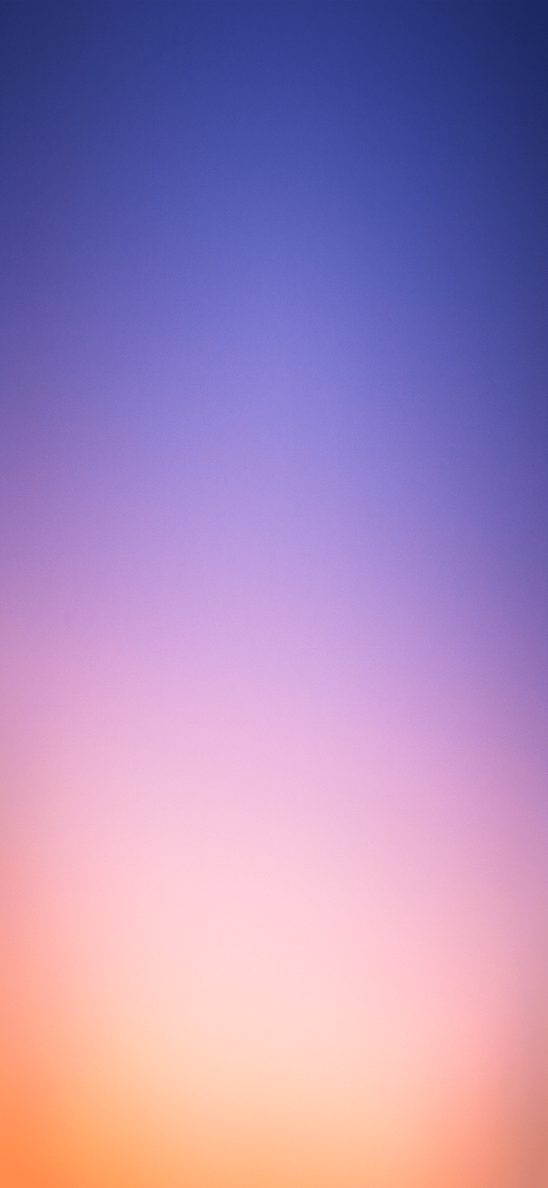 Gradiente blu arancione minimal, 1125x2436 Full HD Verticale, iPhone Pro Max