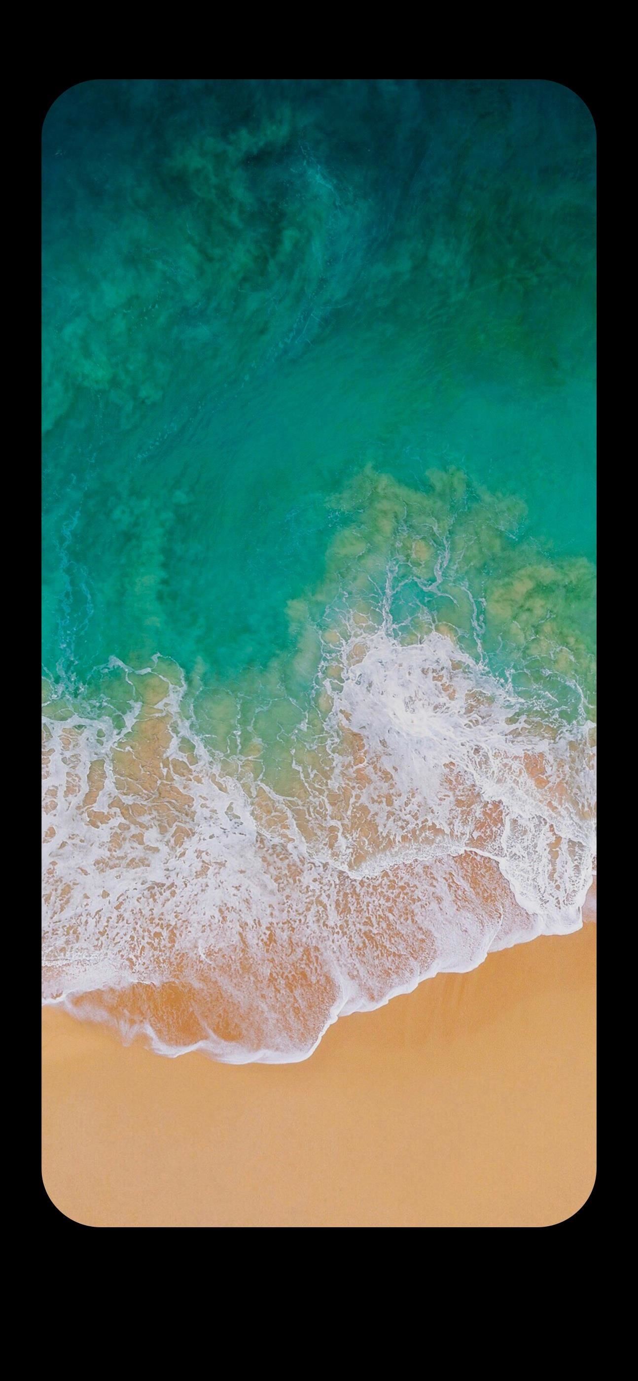 Onda oceano spiaggia iOS, 1294x2802 Full HD Verticale, iPhone