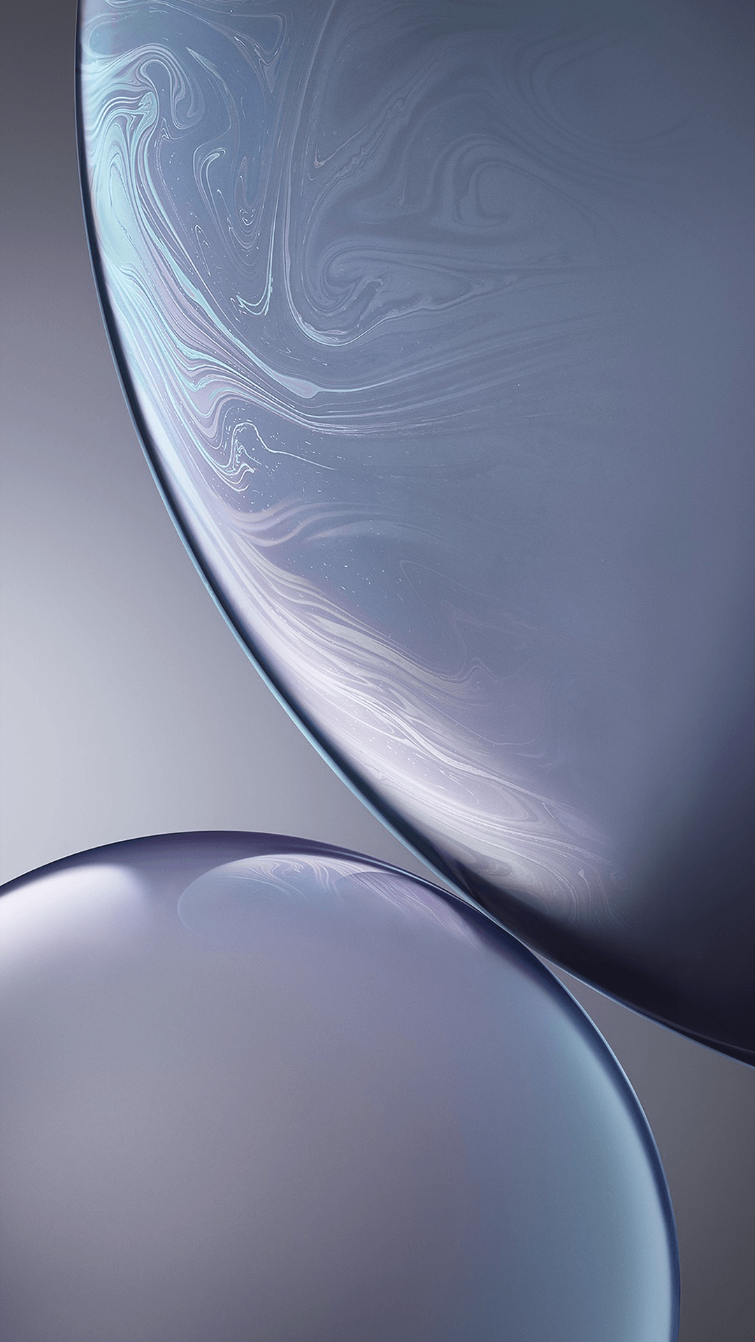 Sfere astratte grigio metallico, 1080x1920 Full HD Verticale, iPhone Air