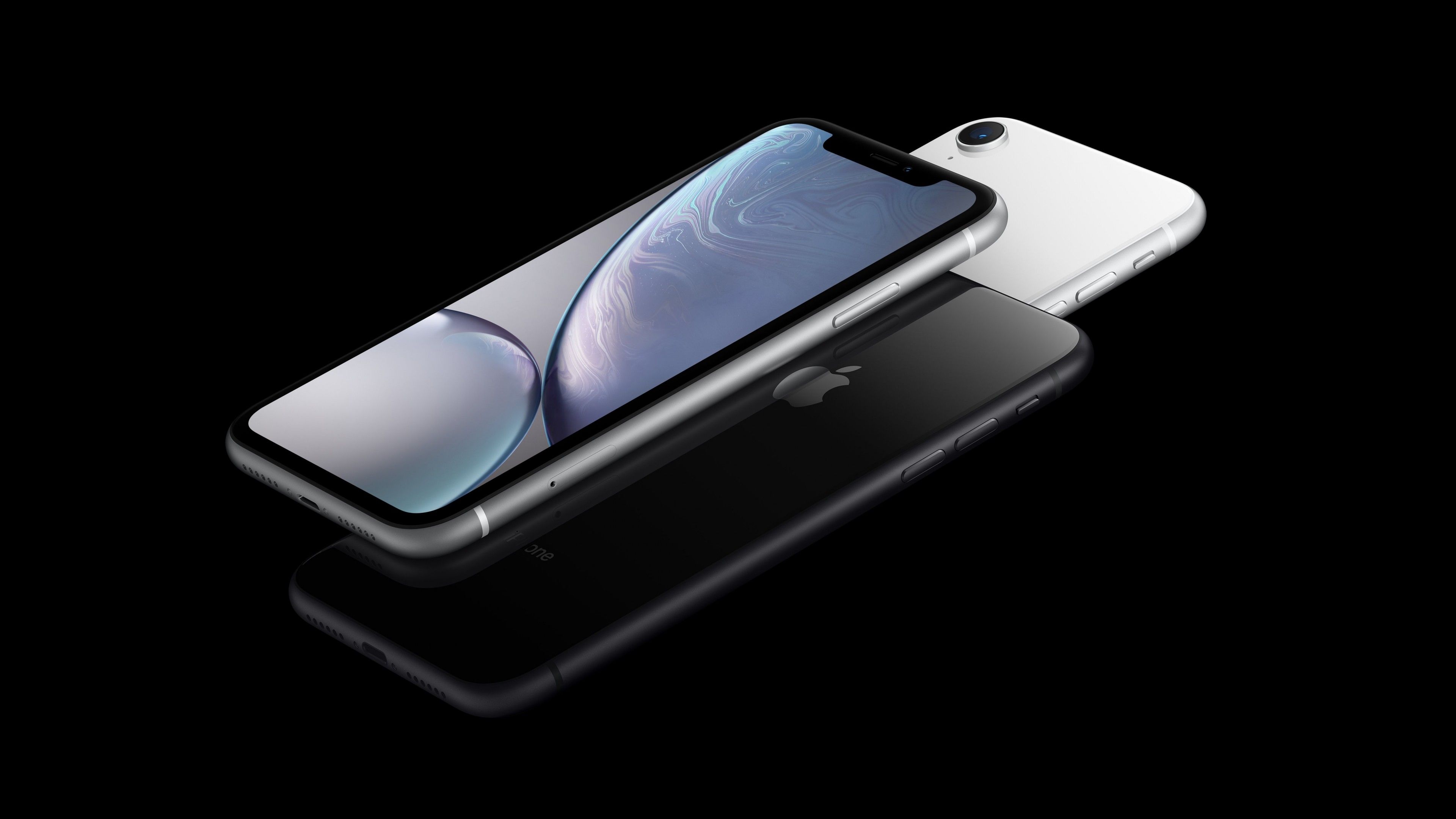 iPhone XR bianco e nero, 3840x2160 4K, Desktop 4K
