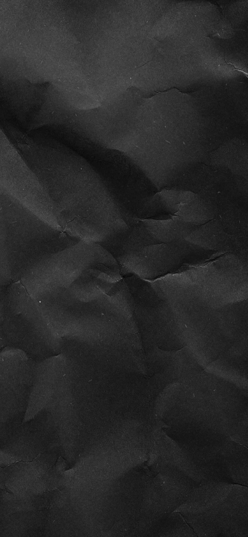 Texture carta nera sgualcita, 828x1792 Verticale, iPhone Pro