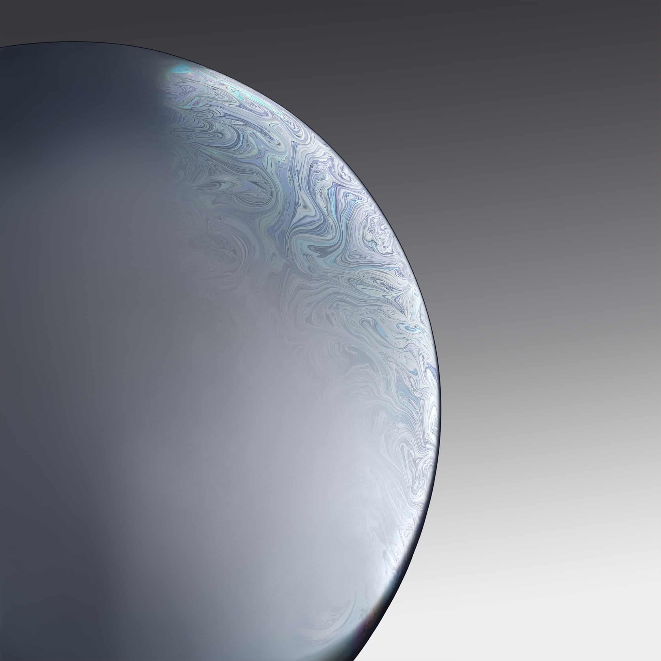 Bolla astratta grigio-blu, 2290x2290 2K, PC Desktop