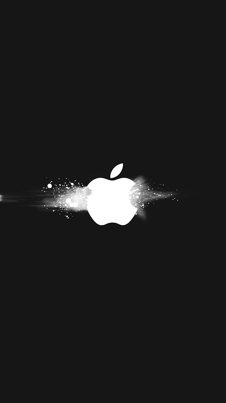Logo Apple bianco disintegrato, Cupertino, 750x1334 Full HD Verticale, iPhone Pro Max