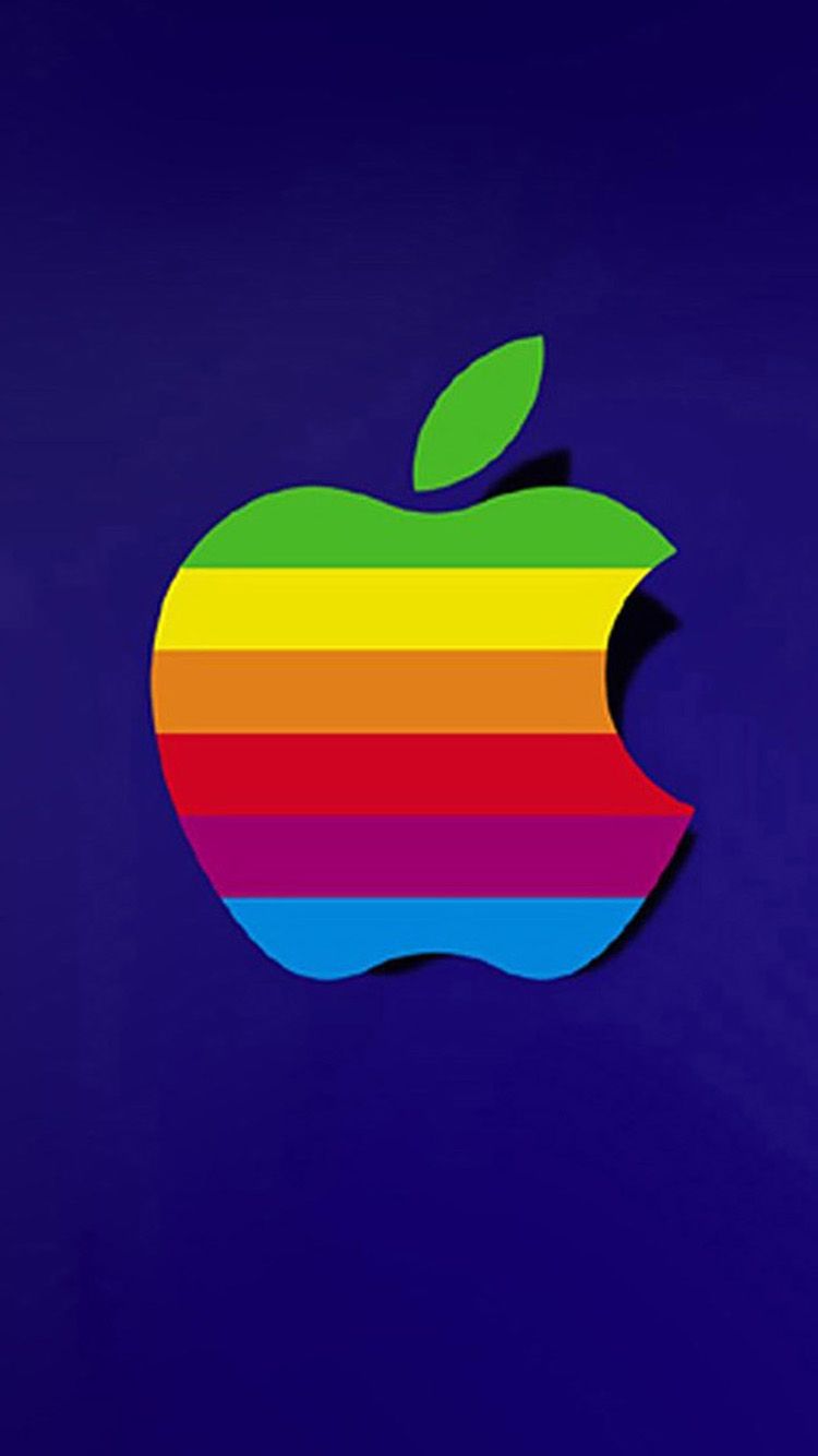 Logo Apple arcobaleno, 750x1334 Verticale, iPhone Plus