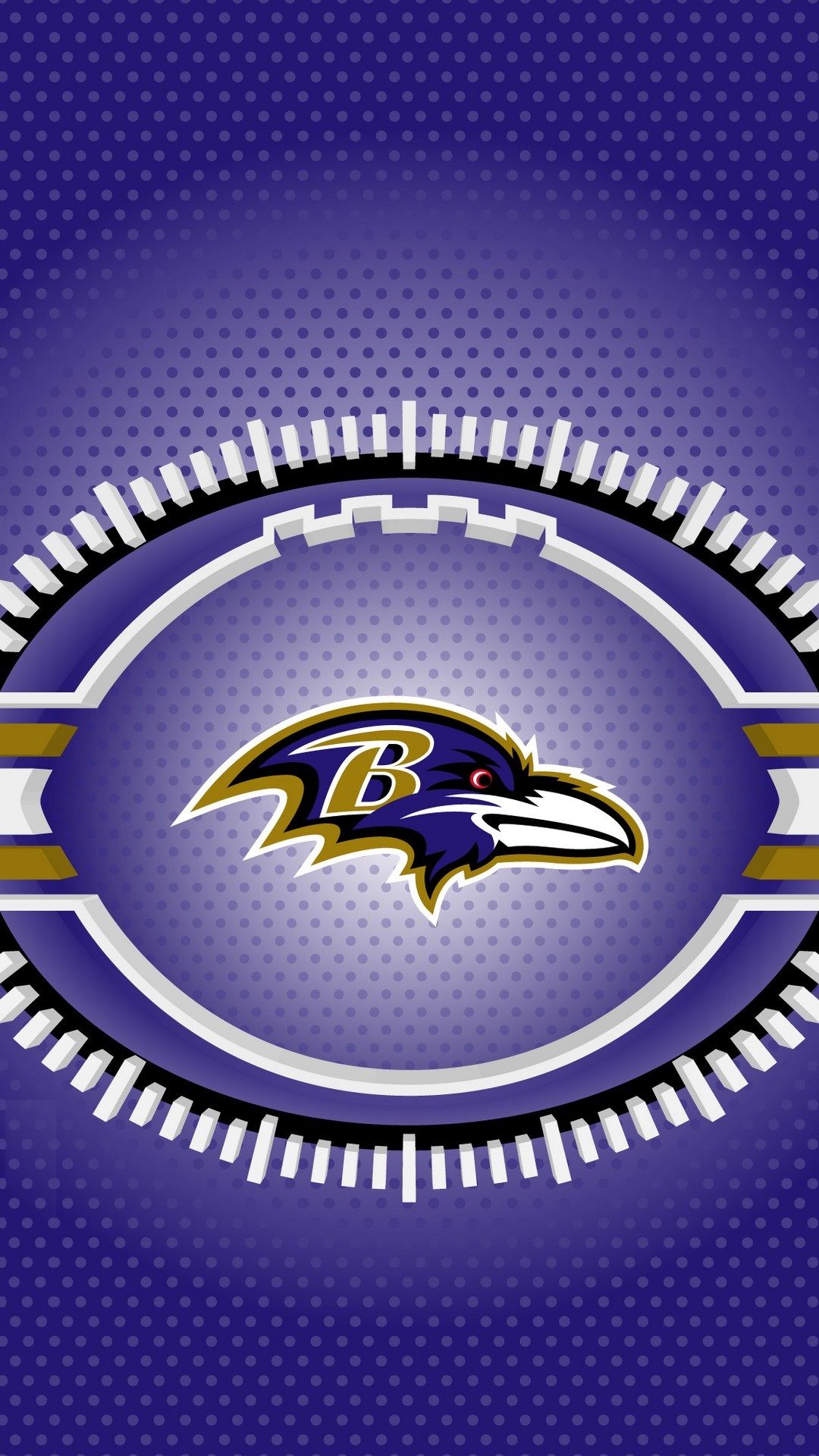 Logo Baltimore Ravens NFL, 1080x1920 Full HD Verticale, iPhone Pro Max