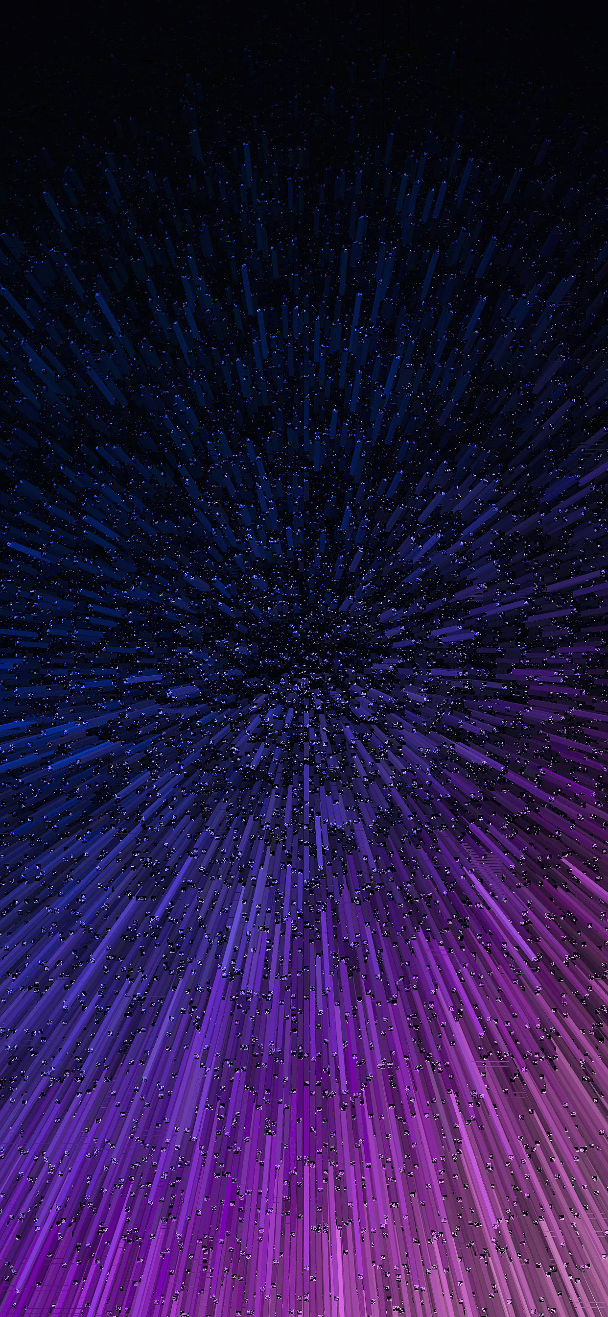 Esplosione astratta viola blu, 1242x2688 Verticale, iPhone Pro Max