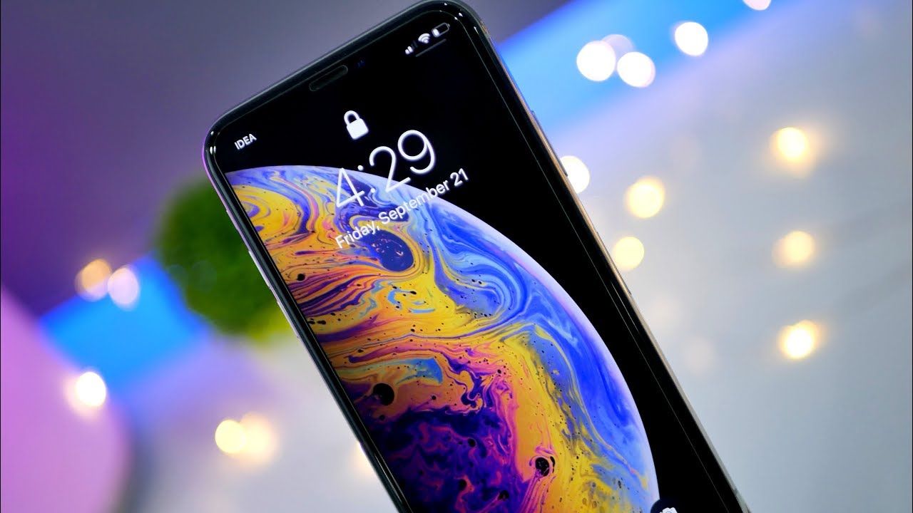 iPhone XS Max sfondo colorato, 1280x720 720p, iMac