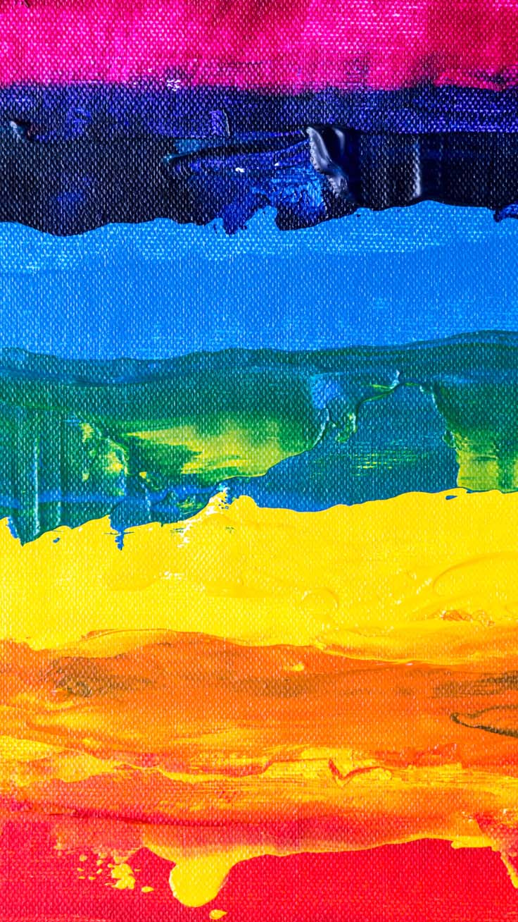 Nuvole astratte multicolore, 716x1334 Verticale, Mobile