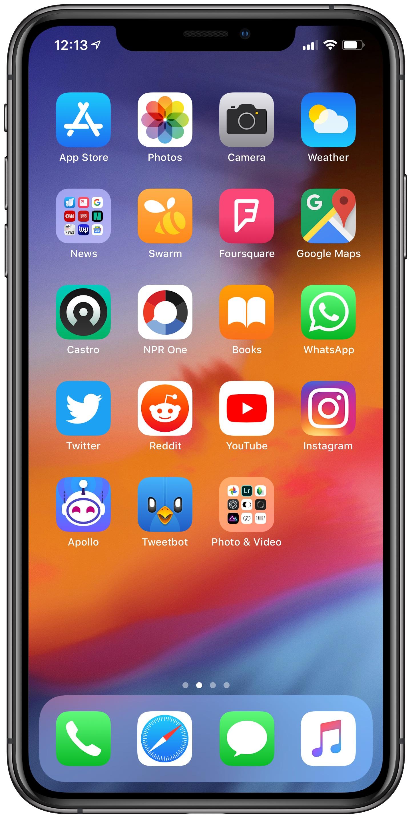 iPhone dorato con schermo blu, 1920x1201 Full HD+, iMac