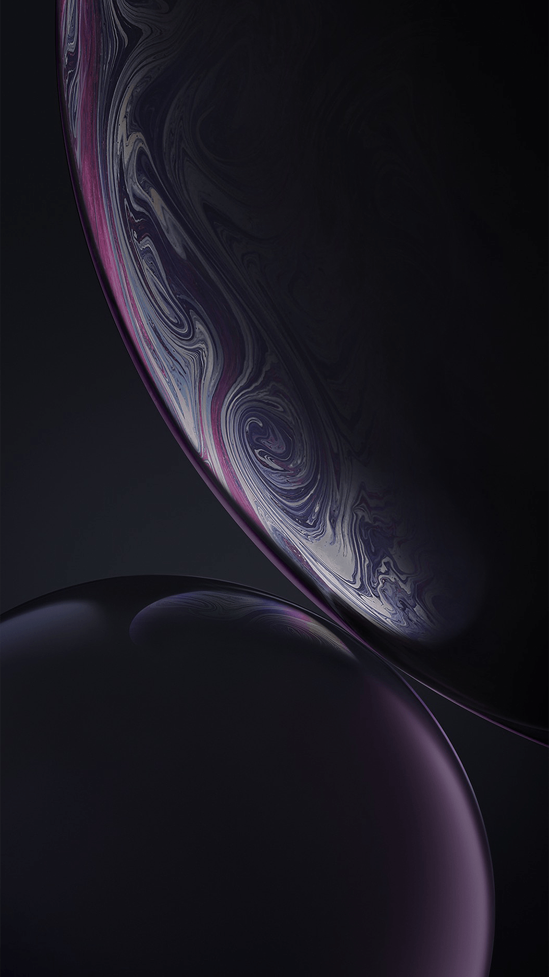 Sfere astratte viola scuro, 1080x1920 Full HD Verticale, iPhone