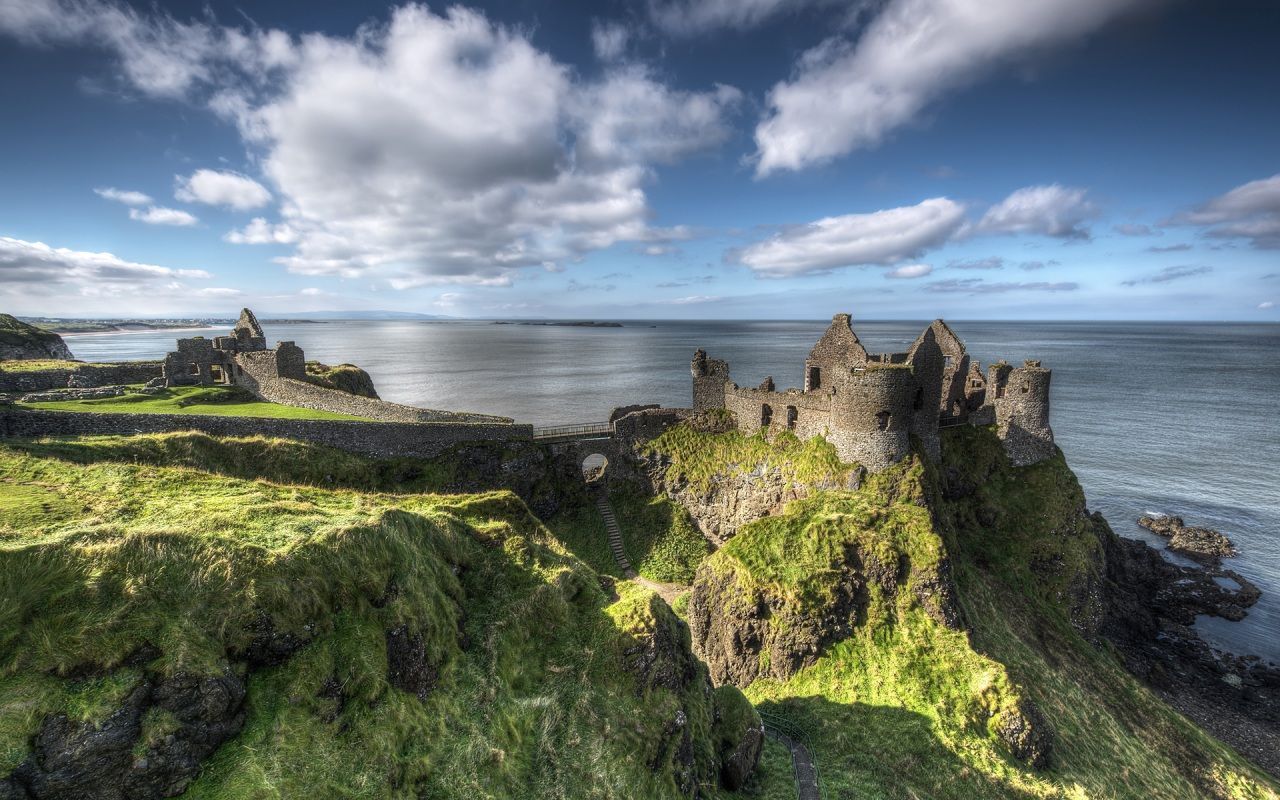 Rovine castello costa irlandese, 1280x800 720p, MacBook Air
