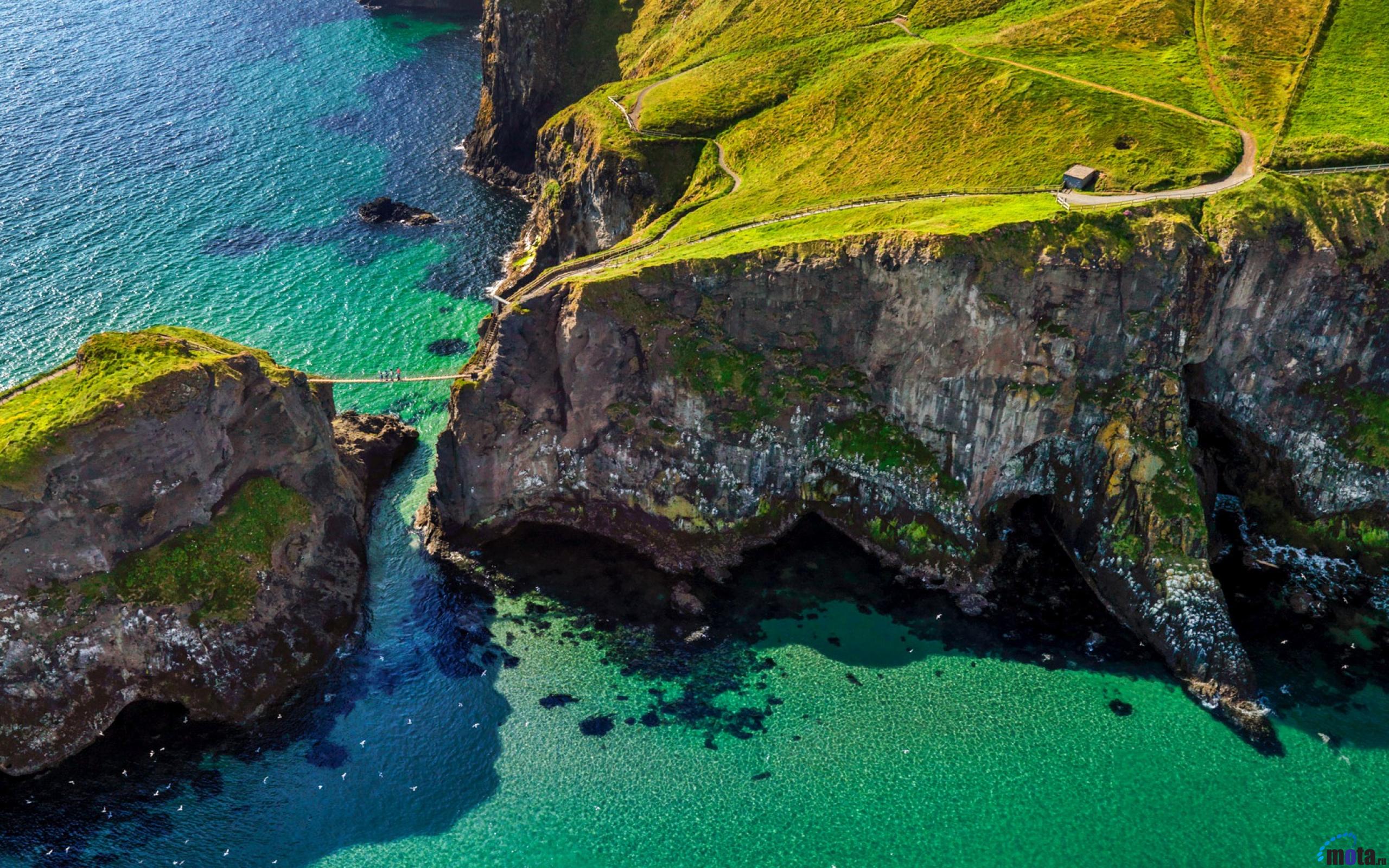Scogliere costa irlandese, 2560x1600 2K+, Desktop